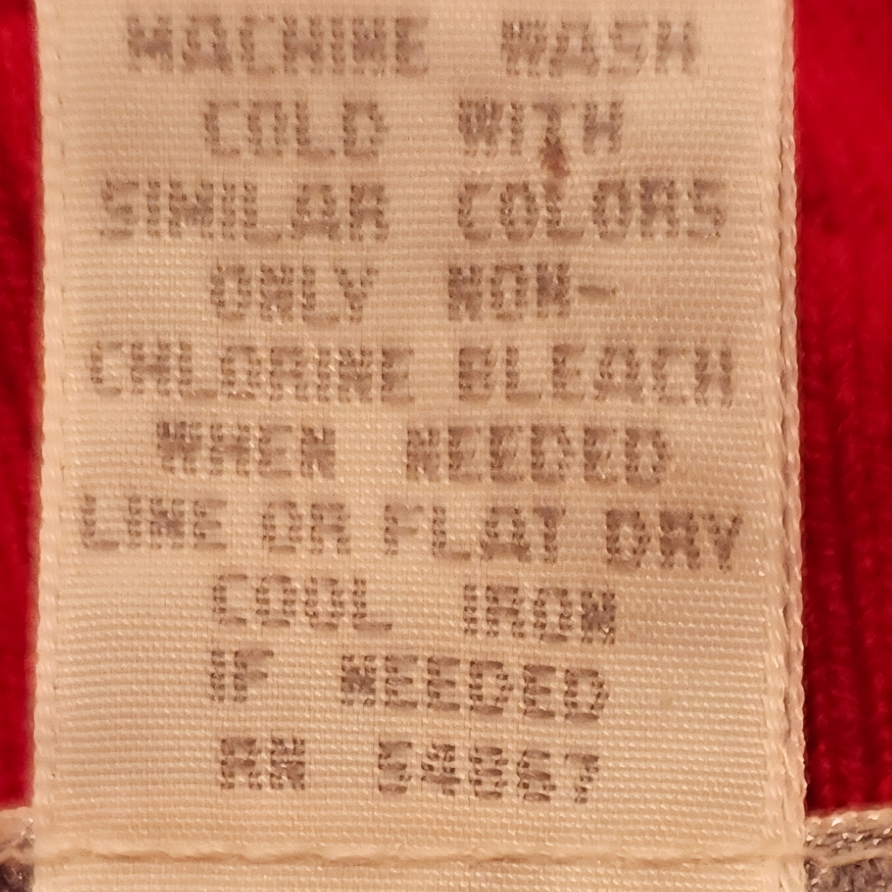 Red Button-Up Women's Sweater - Picture 5 of 6